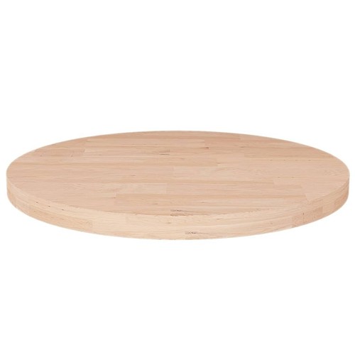 Solid wood oak round table - wood,
