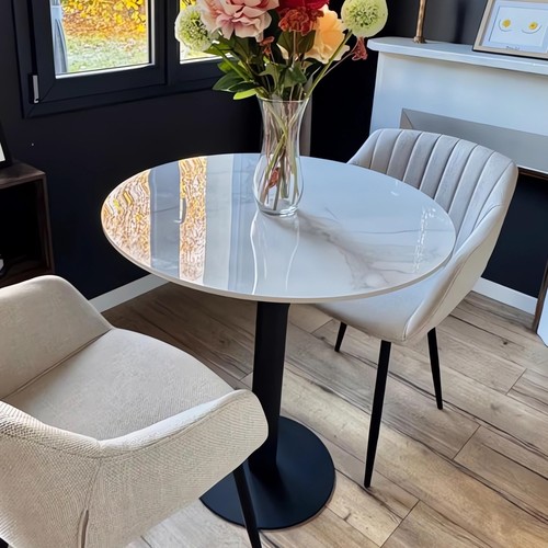 Heavy round tulip dining - round,