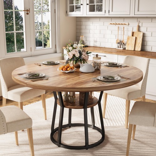 Round dining table - dining,