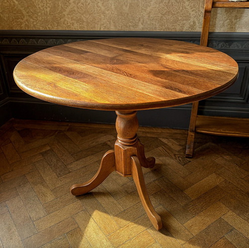 Pedestal dining table round - round, 4