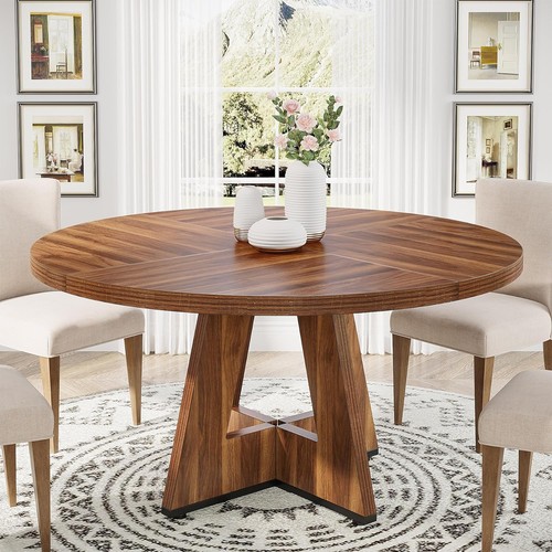 Round dining table - round,