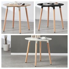 Halo Round Dining Table Black