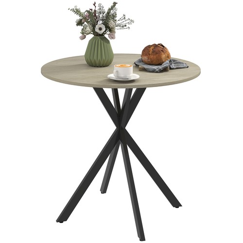 Homcom industrial dining table - industrial,