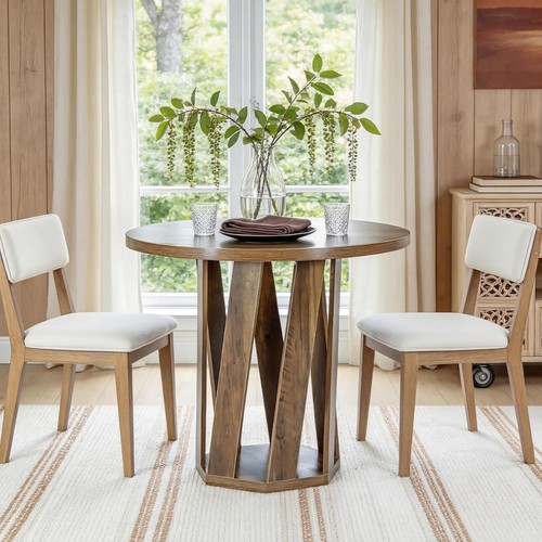 80cm round dining table - round, for