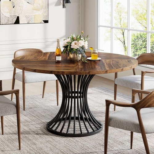120cm round dining table - round,